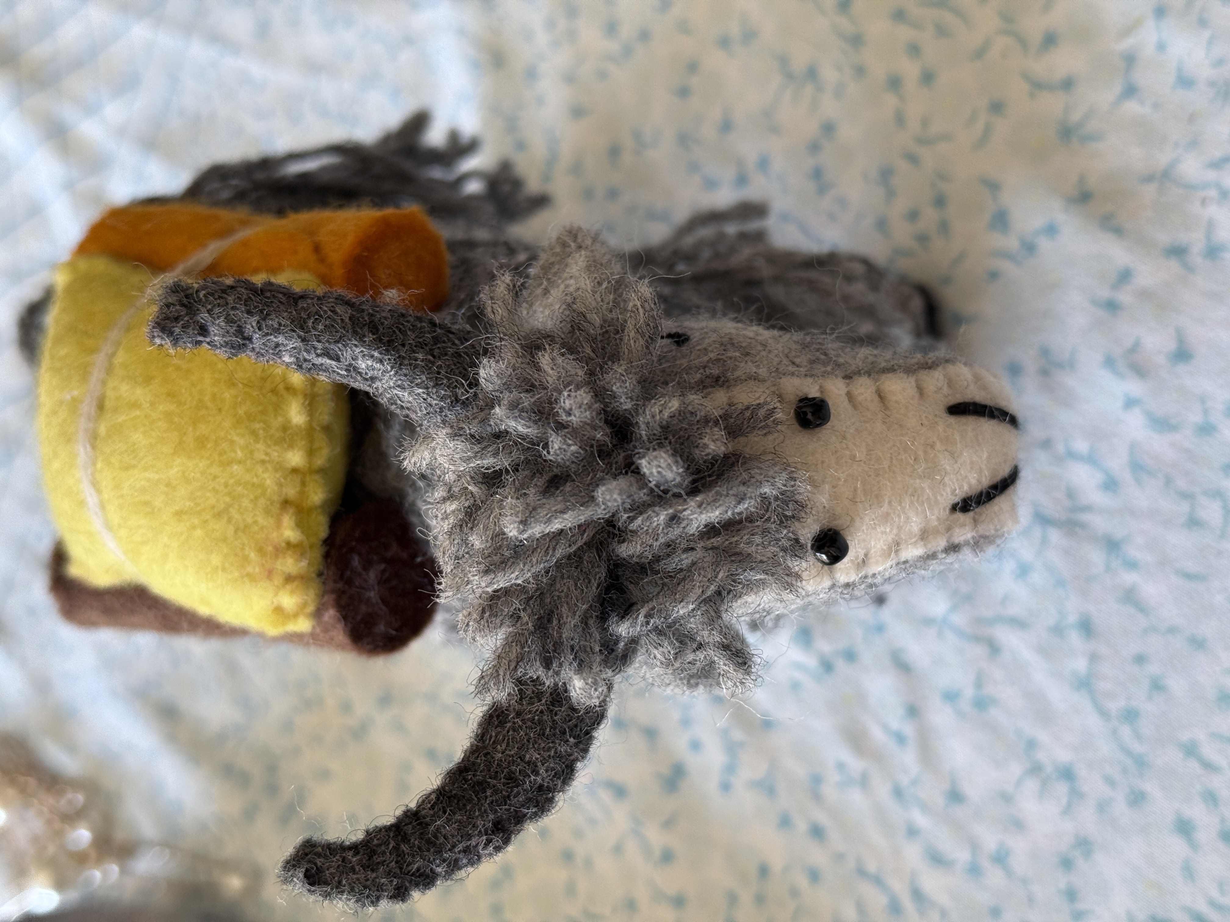 Yak with Load – Handmade Wool Animal